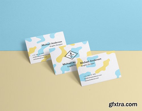 Psd Business Card Mock-Up Vol 36