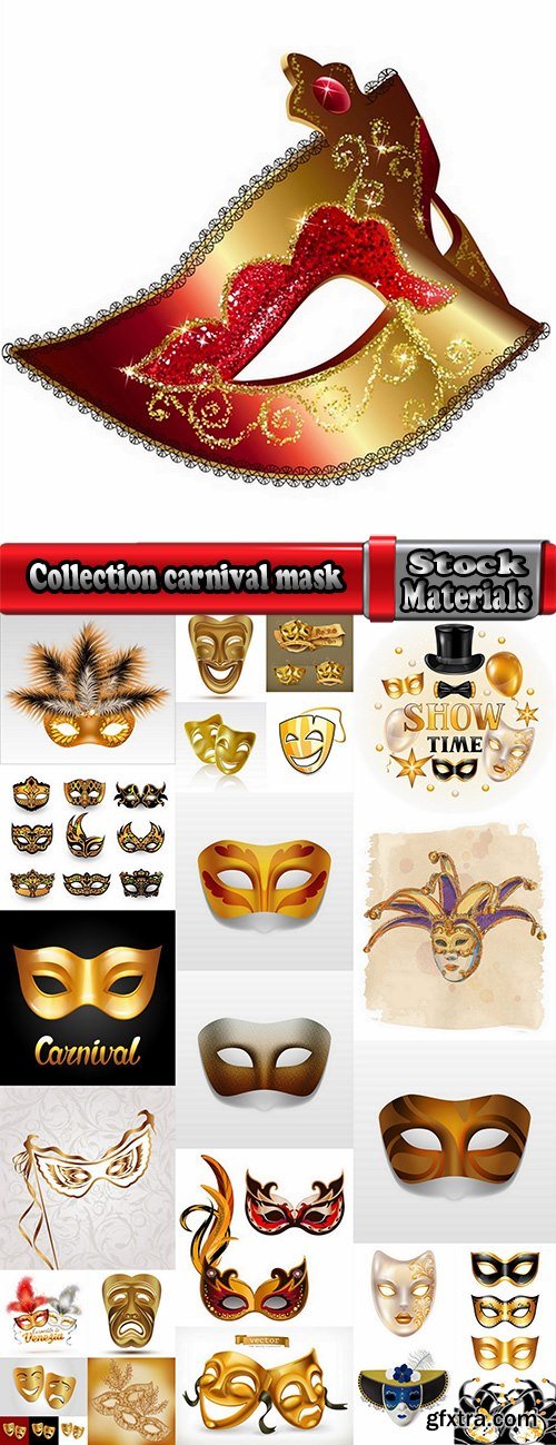 Collection carnival mask super hero pattern is an example of drawing clothes vector image 24 EPS