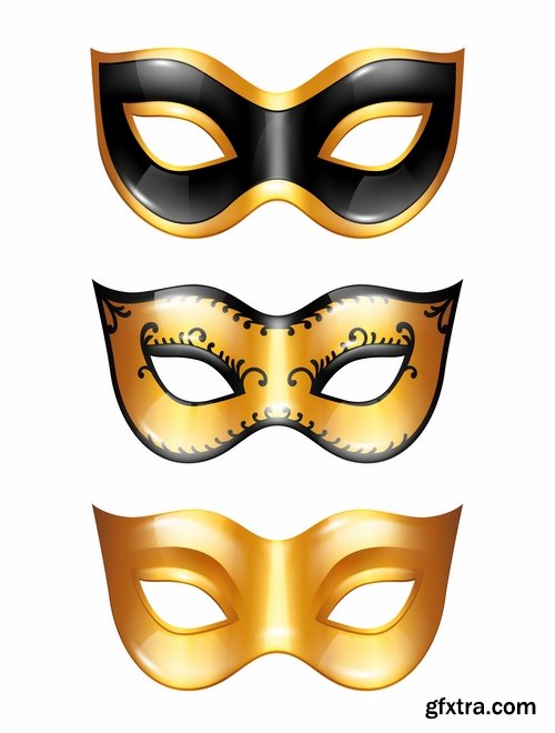 Collection carnival mask super hero pattern is an example of drawing clothes vector image 24 EPS