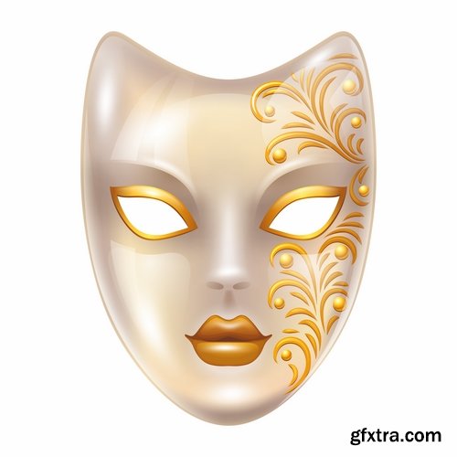 Collection carnival mask super hero pattern is an example of drawing clothes vector image 24 EPS