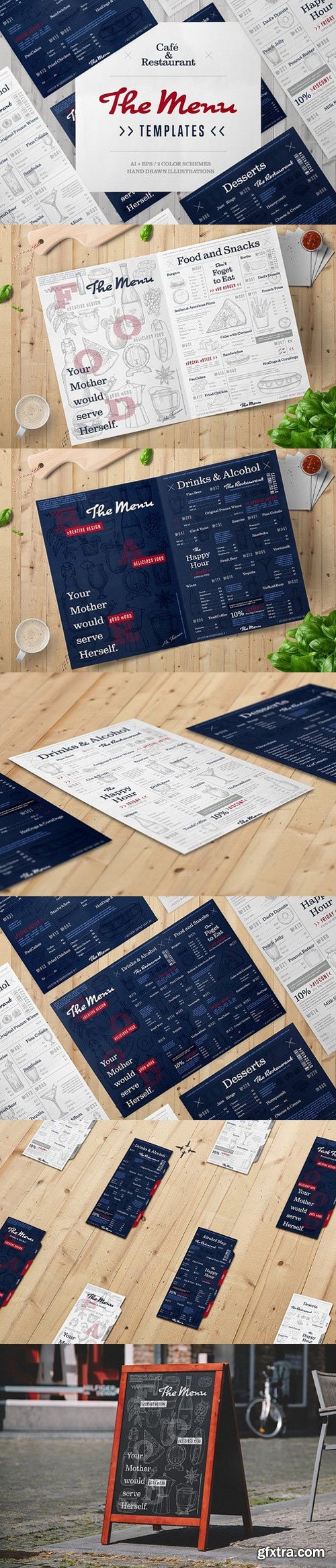 CM - Cafe and restaurant menu bundle 1244030