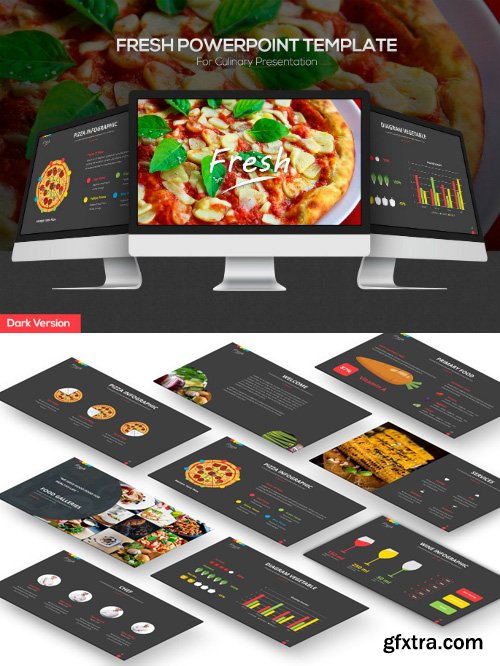 Fresh Powerpoint Template (Dark Version)