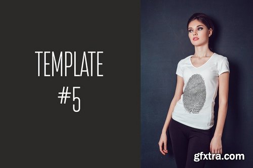 CreativeMarket T-Shirt Mock-Up Vol.3 2017 1251117