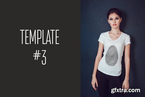 CreativeMarket T-Shirt Mock-Up Vol.3 2017 1251117