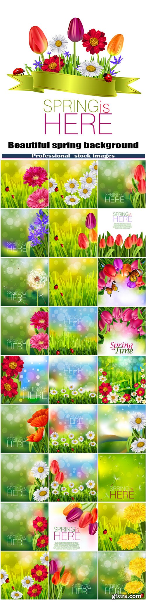 Beautiful spring background