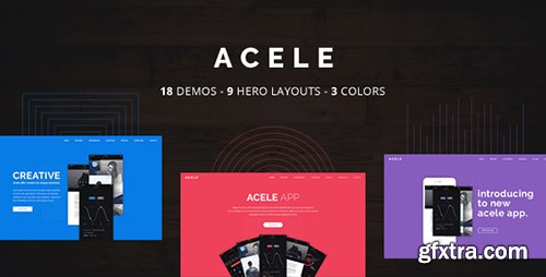 ThemeForest - Acele v1.0 - App, Game, Product HTML Template - 17811840