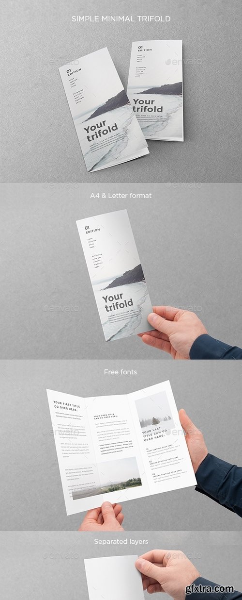 GraphicRiver - Simple Minimal Trifold 17604343