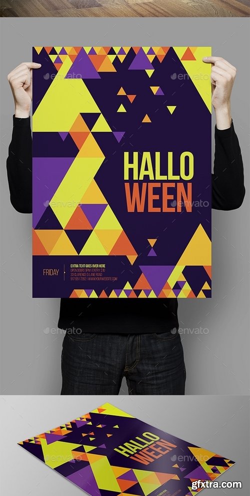 GraphicRiver - Minimal Halloween Poster 18047822