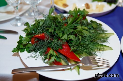 Collection of fresh vegetables salad vitamin wholesome food green tomato cucumber radish 25 HQ Jpeg