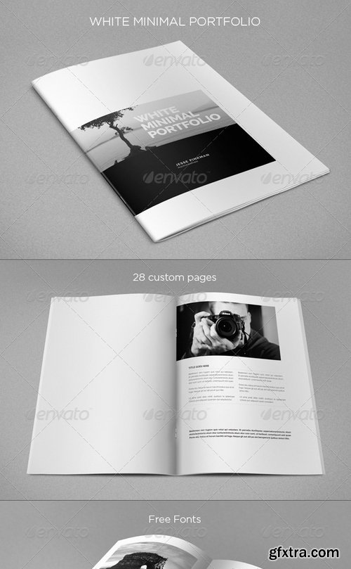 GraphicRiver - White Minimal Portfolio 8325211