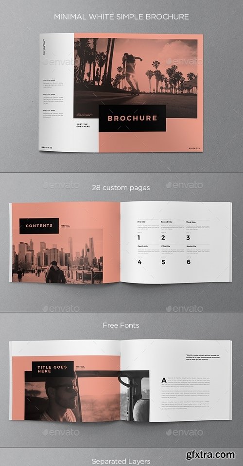 GraphicRiver - Minimal White Simple Brochure 17518923