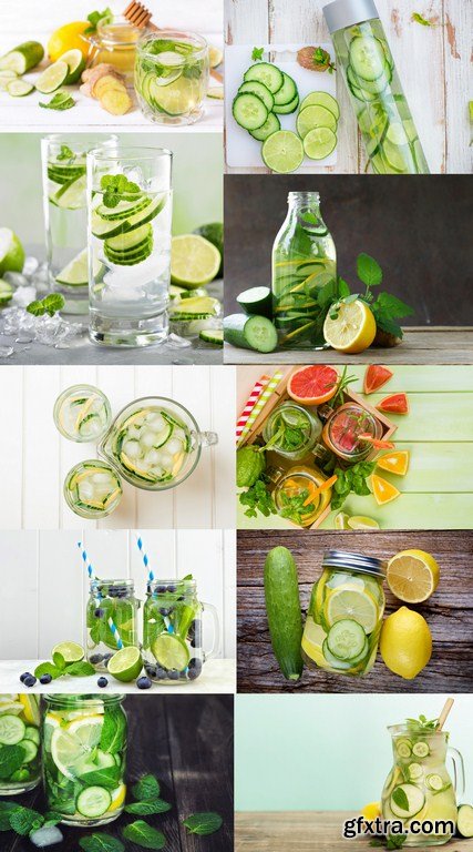 Detox Water - 10 x JPEGs