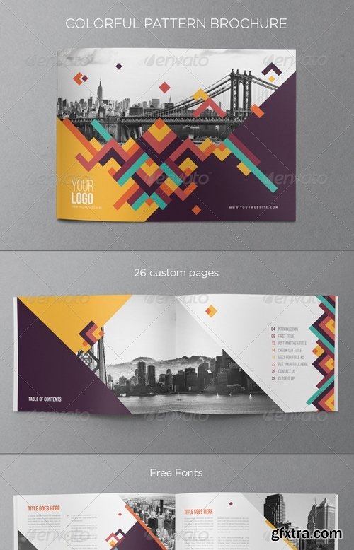 GraphicRiver - Colorful Pattern Brochure 7999677