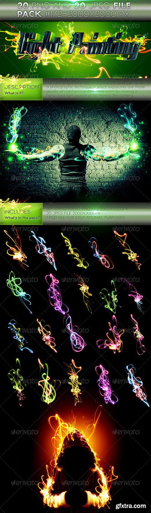 GraphicRiver - Light Painting Effects Pack 1 of 2 917932