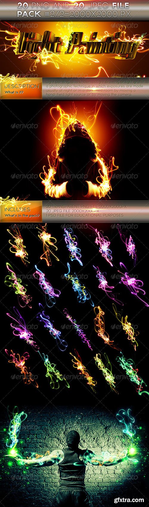 GraphicRiver - Light Painting Effects Pack 2 of 2 918077