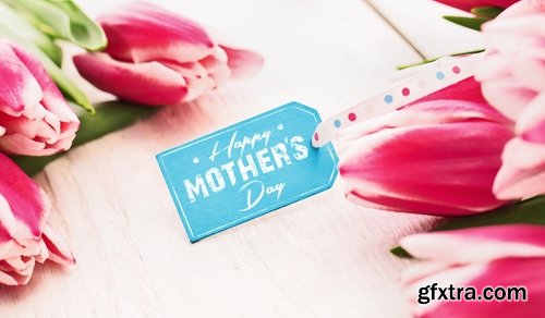 Collection of woman with tulip Mother\'s Day Women\'s Day flowers 25 HQ Jpeg