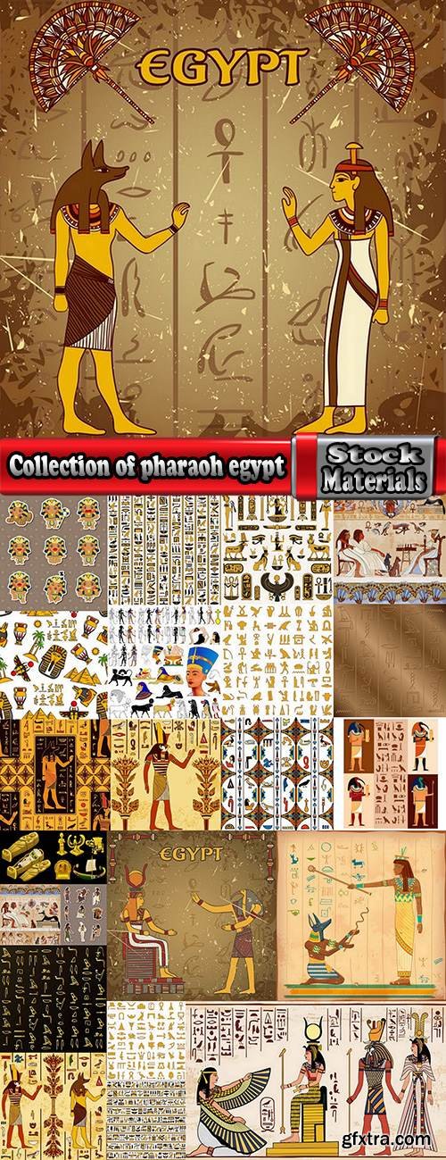 Collection of pharaoh egypt background is the icon 24 EPS