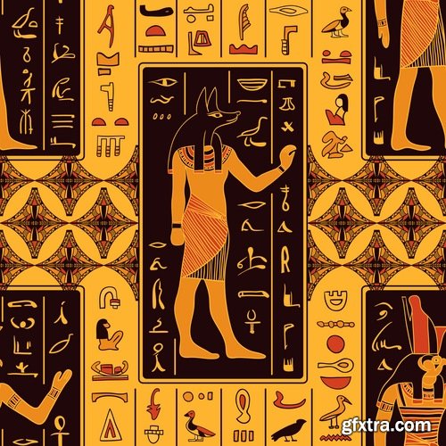 Collection of pharaoh egypt background is the icon 24 EPS