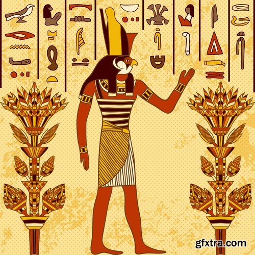 Collection of pharaoh egypt background is the icon 24 EPS