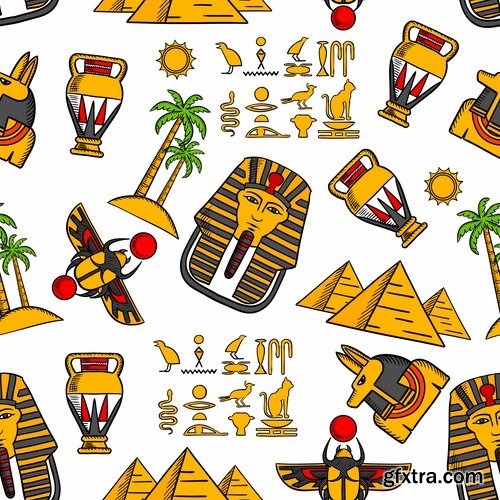 Collection of pharaoh egypt background is the icon 24 EPS