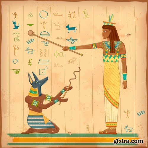 Collection of pharaoh egypt background is the icon 24 EPS