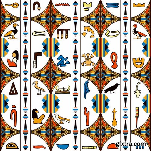 Collection of pharaoh egypt background is the icon 24 EPS