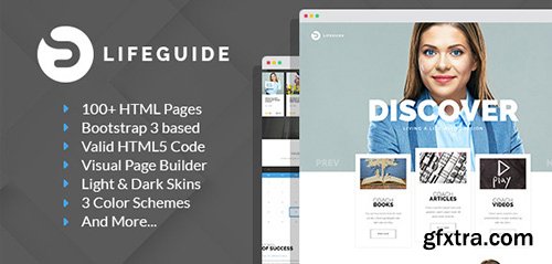 ThemeForest - LifeGuide v1.0 - Personal and Life Coach HTML template with Builder - 19186823