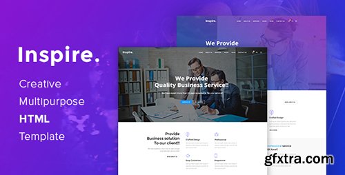 ThemeForest - Inspire. v1.0 - Creative Multipurpose HTML template - 19460966