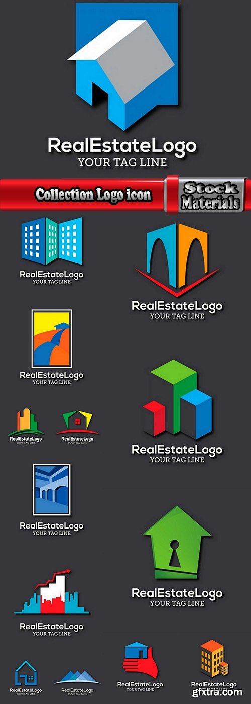 Collection Logo icon web design element site 79-14 EPS