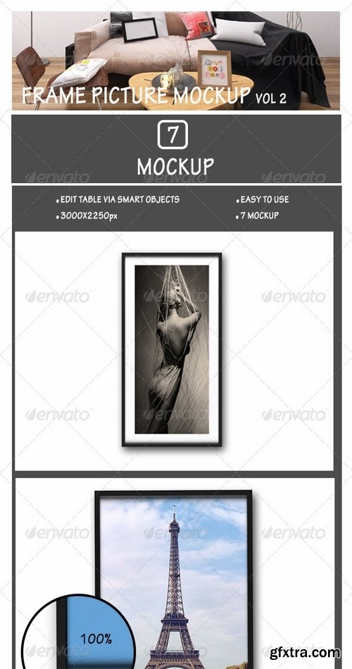 GraphicRiver - Frame Picture Mockup Vol2 7272448