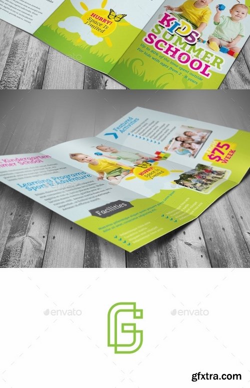 GraphicRiver - Summer School Trifold Brochure 16997379