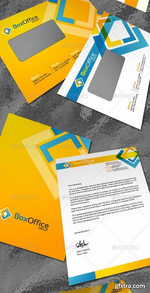 GraphicRiver - BoxOffice Business Corporate ID Pack + Logo 1504660