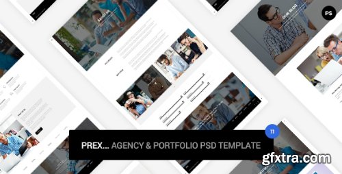 ThemeForest - Prex - Creative Agency & Portfolio PSD Template 19106172