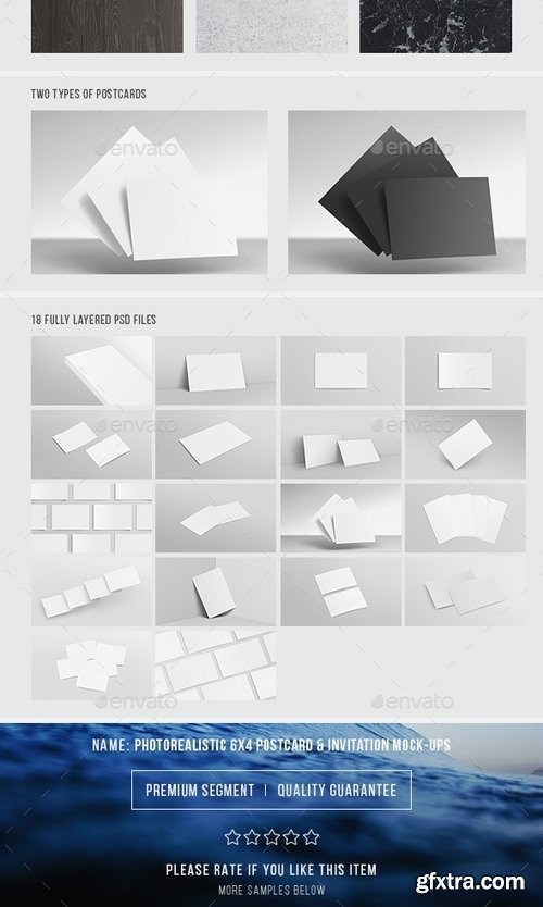 GraphicRiver - Photorealistic 6x4 Postcard & Invitation Mock-Ups 15597544