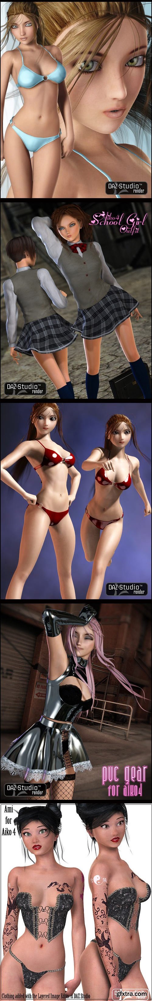 DAZ3D - Aiko 4 Pro Bundle 6229