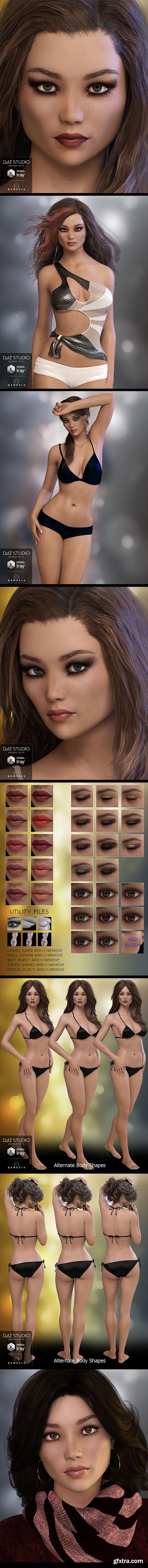 DAZ3D - Lorilynn for Genesis 3 Female 23349