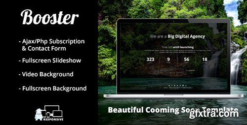 ThemeForest - Booster - Responsive Coming Soon Template (Update: 24 June 14) - 8046947