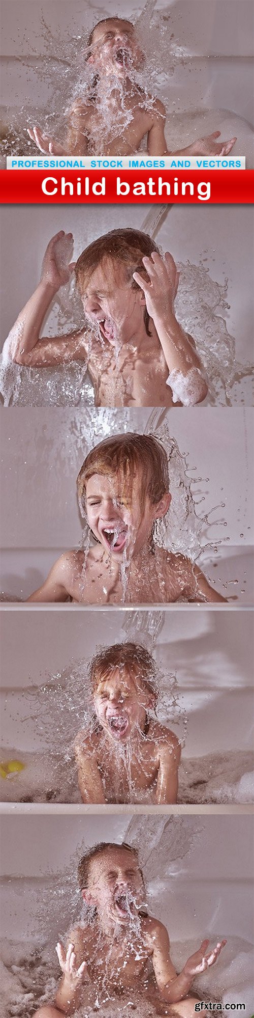 Child bathing - 5 UHQ JPEG