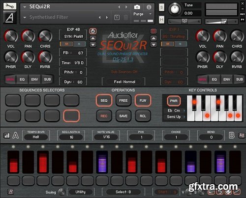 Audiofier SEQui2R EX v1.3 KONTAKT-SYNTHiC4TE