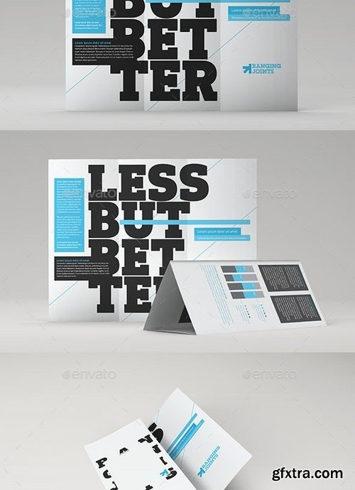 GraphicRiver - Trifold Brochure Mock-Up Pack 10116678