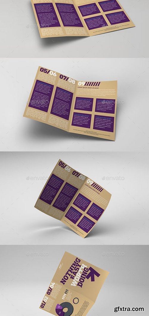 GraphicRiver - Bi-fold Brochure Mockup Pack 10329393