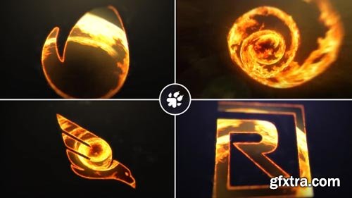 Videohive - Fire Vortex Logo - 19438036