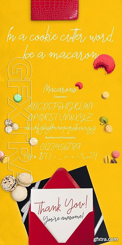 CM - Macarons Font and Extras 1162779