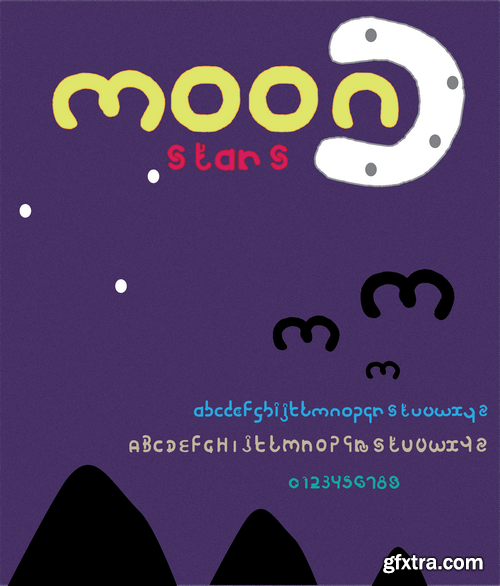 moon font 000055