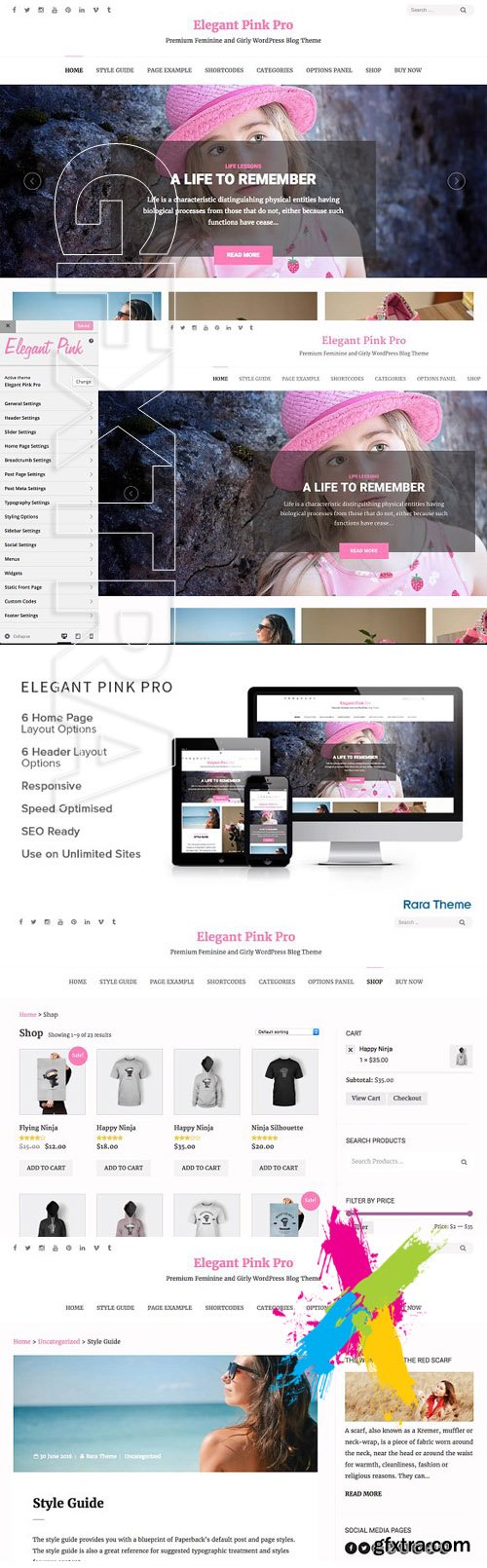 CM - Elegant Pink Pro Feminine Theme 1088761