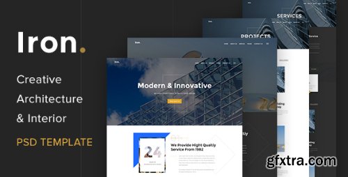 ThemeForest - Creative Architecture & Interior PSD Template 19180385