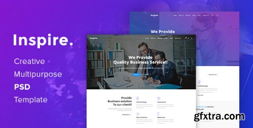 ThemeForest - Inspire. - Creative Multipurpose PSD template 19265894