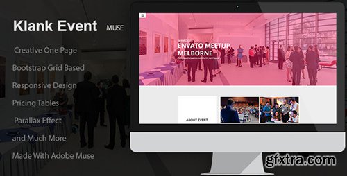 ThemeForest - Klank Event v1.0 - Event Landing Page Muse Template - 12784024