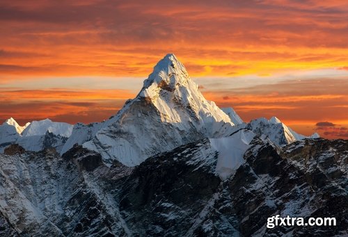 Collection of Everest Nepal Himalaya mountain peak of the world rock 25 HQ Jpeg