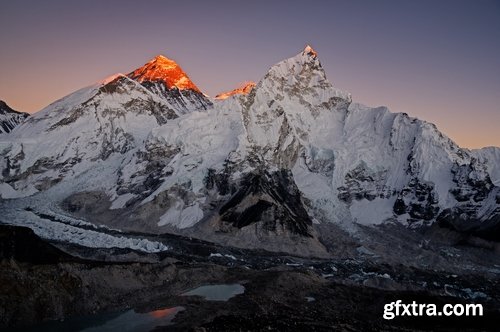 Collection of Everest Nepal Himalaya mountain peak of the world rock 25 HQ Jpeg